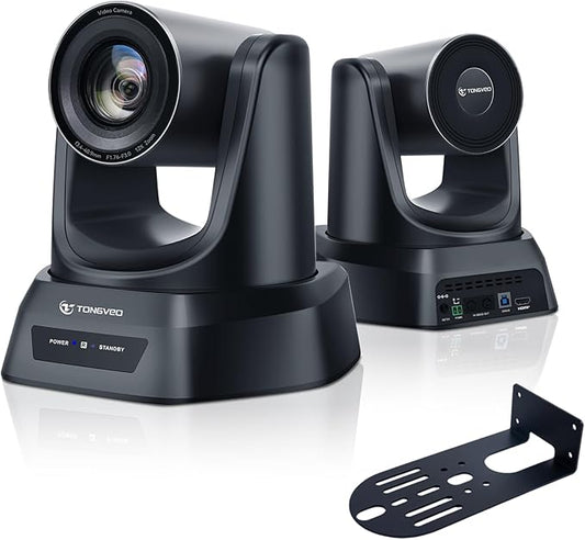 TONGVEO PTZ Camera AI Auto Tracking 12X Optical Zoom Conference Room Camera by TONGVEO
