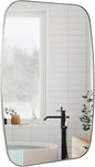 Brushed Nickel Bathroom Mirror, Living Room by Bolrok