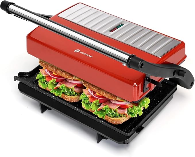 Panini Press Grill, Aigostar 1000W Sandwich Maker by Aigostar