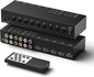 RuiPuo 8-Input to 1-HDMI-Output Converter Switchbetween Quick Different Sources by RuiPuo