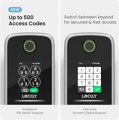 Lockly Smart Lock Secure Pro, Fingerprint Door Lock, Keyless Entry, Built-in - Image 2