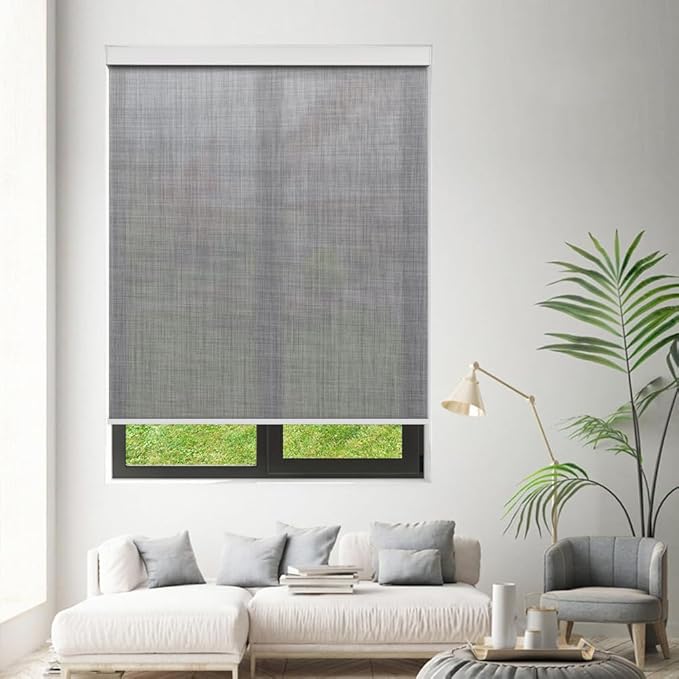 Tipiace Motorized Blinds with Remote Window Roller Shade Wireless Rechargeable - Image 4