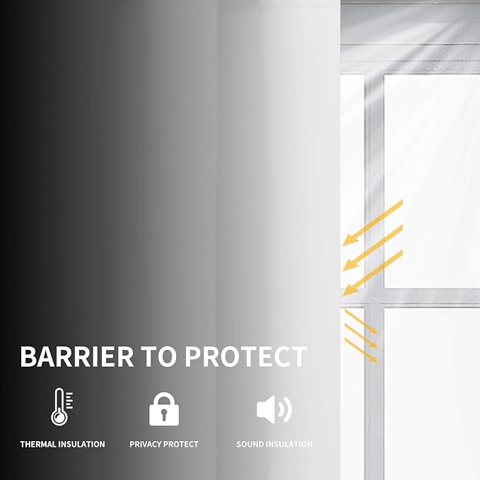 Easy-Going Curtains for Bedroom, Solid Thermal Insulated Grommet and Noise - Image 2