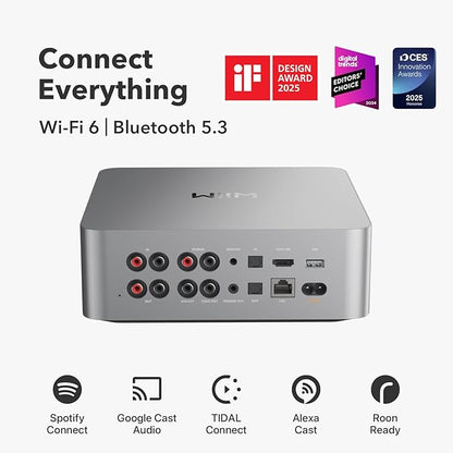 WiiM Ultra Music Streamer & Digital Preamp | 3.5" Touchscreen, Compatible - Image 2
