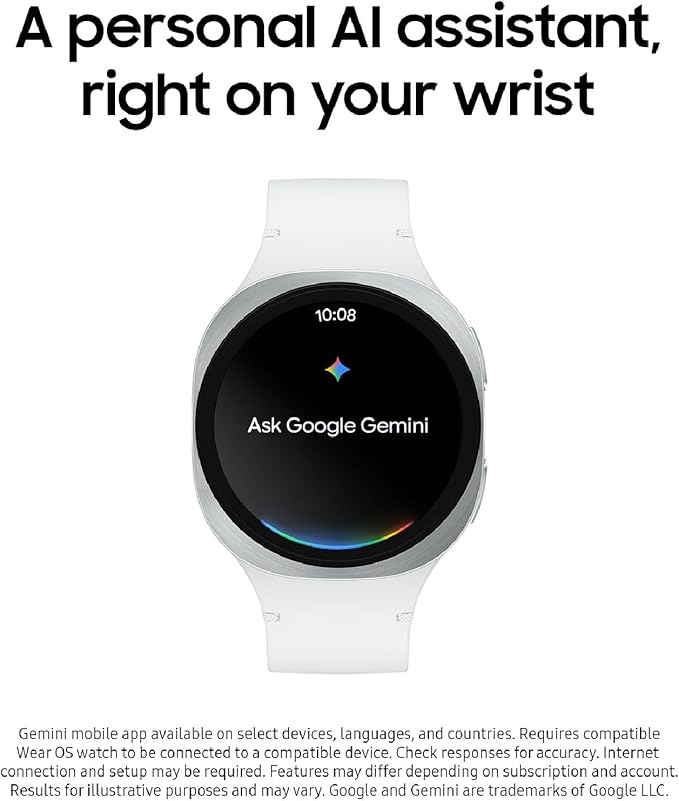 Samsung Galaxy Watch 8 44mm LTE Smartwatch, Cushion Design, Fitness Tracker - Image 5