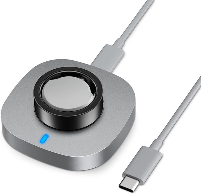 ZOOROO Charger Compatible with Oura Ring Gen 3 Size 12, Fast Charging Dock with by ZOOROO