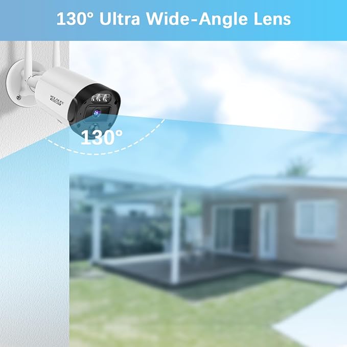【90ft Super Night Vision】 Outdoor Wireless Security Camera System, Wireless - Image 2