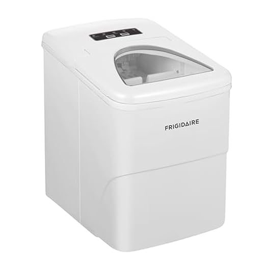 Frigidaire EFIC108 Counter top Portable, 26 lb per Day Compact Ice Maker Machine by Frigidaire