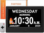 2025 NEW, Digital Clocks, Auto-Dimming, 12 Reminders & 6 Alarms, Button & by Pastigio