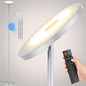 marctronic Silver Gray Floor Lamp, 42W 4000LM Super Bright LED Lamp by Marctronic