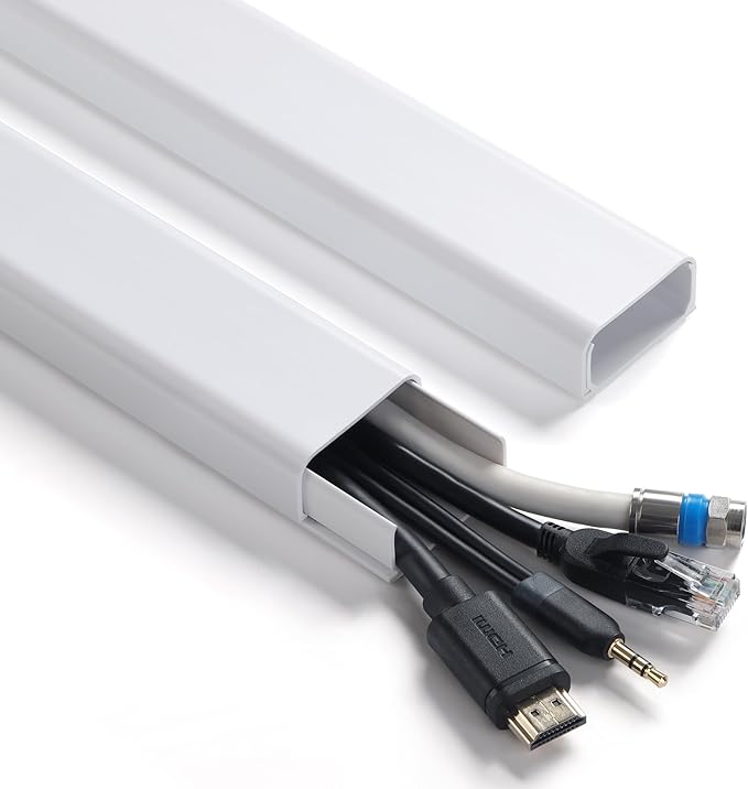 ZhiYo Cord Covers for Wires on Wall 32in, Wire Covers for Cords, X-Large TV by ZhiYo