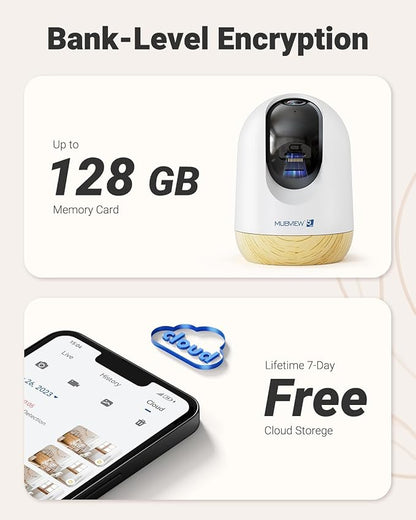 MUBVIEW 5MP Indoor Security Camera, 5/2.4G WiFi Cameras - Image 9
