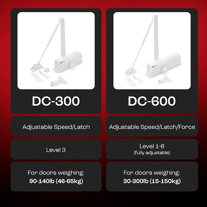PrimeWare DC-600 Automatic Adjustable Door Closers - Image 8