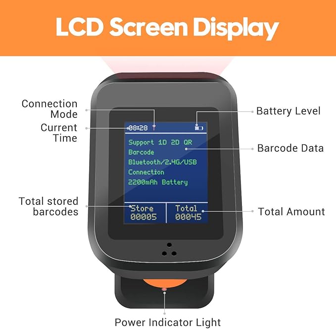 Symcode 2D QR Bluetooth Barcode Scanner - Image 2