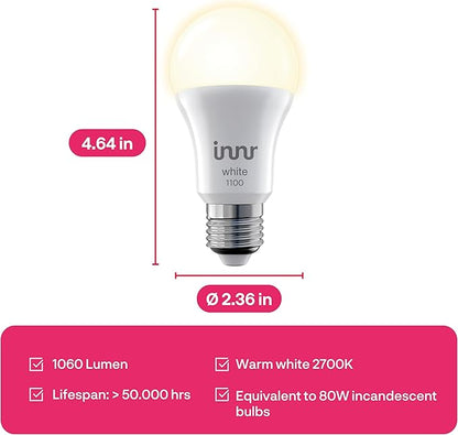 innr Smart Light Bulbs, A19 Zigbee, Works - Image 4