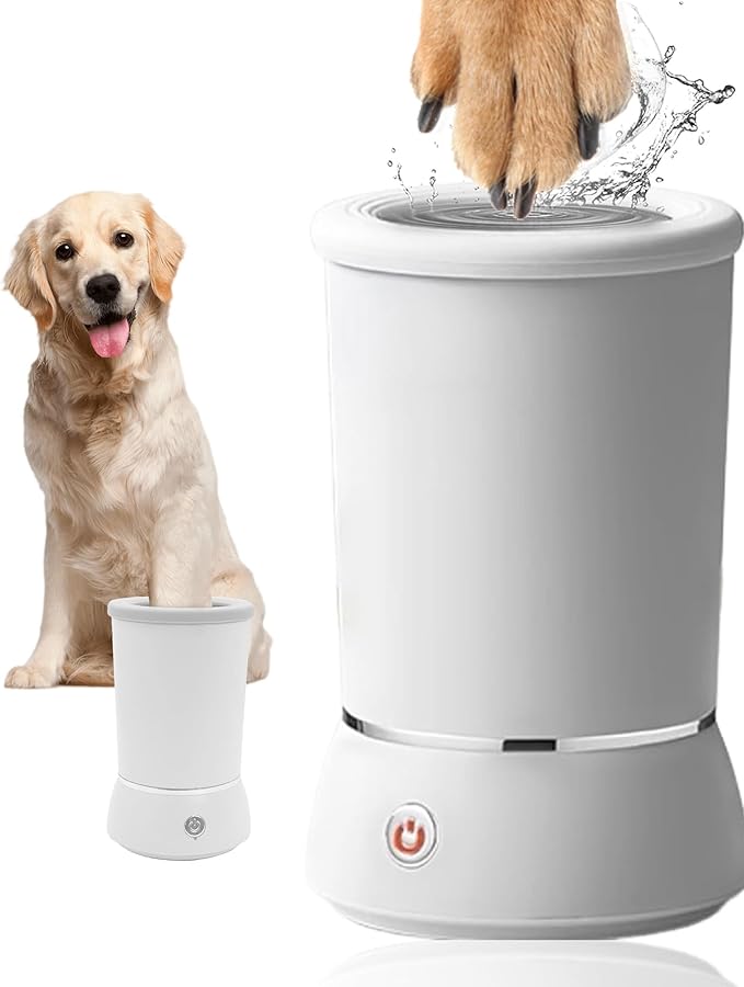 Automatic Dog Paw Cleaner for Dogs，Electric Dog Foot Paw Washer Cup and by KUEIOX