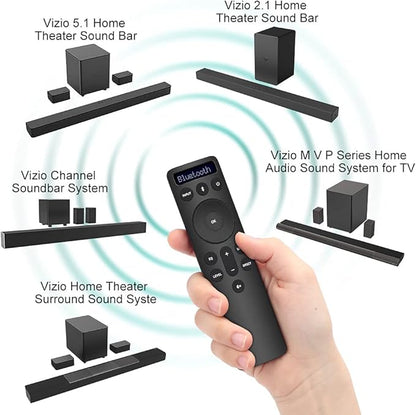 for Vizio Soundbars Bluetooth Backlit Display Remote Controller - Image 3