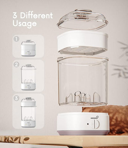 Bottle Sterilizer, Baby Bottle Steam Sterilizer, Electric Baby Bottle Sanitizer - Image 3