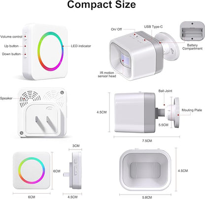 Wireless Motion Sensor Door Chime - Image 8