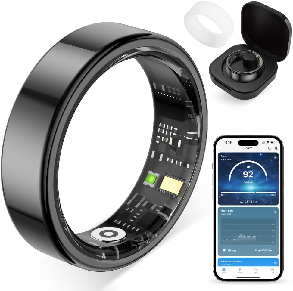 colmi smart ring for women, ai health tracker, main product view