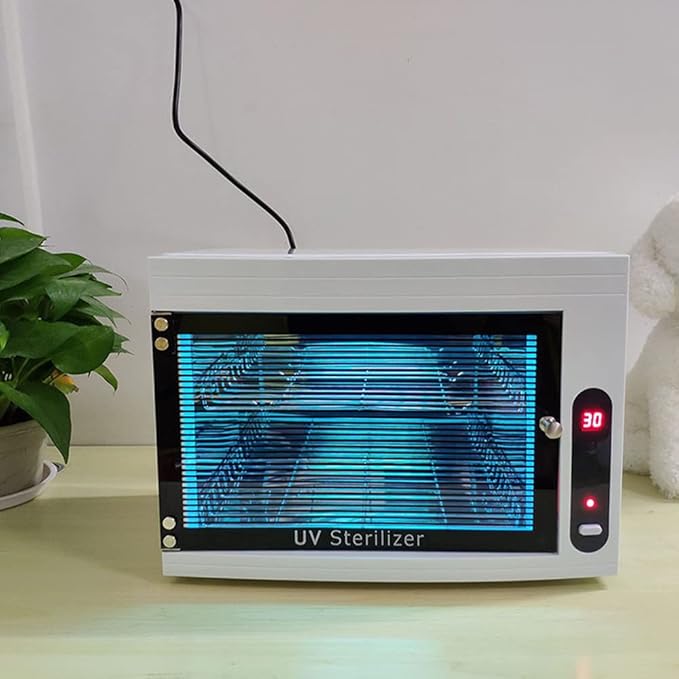 8L UV Cleaning Cabinet, High Capacity Nail Tool Cleaning Machine - Image 6
