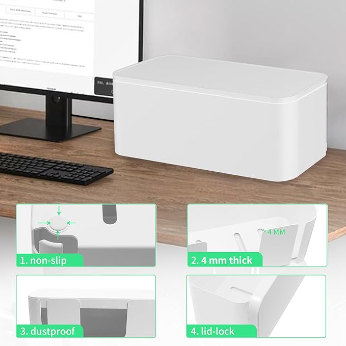 Cord Organizer Box, Cable Hider - Image 3