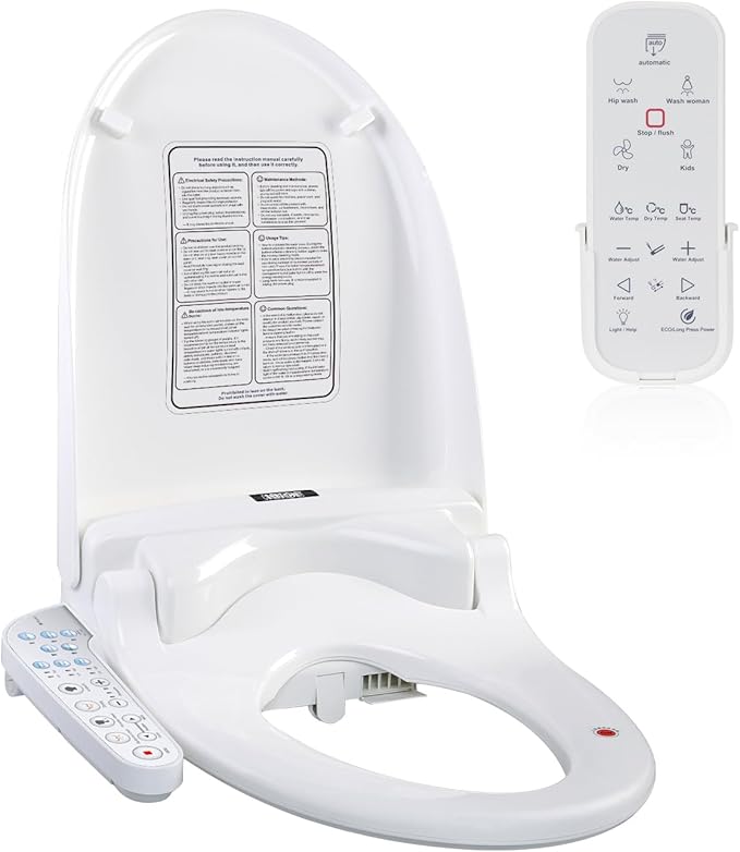 KERDE 08 Smart Electric Bidet Toilet Seat by KERDE