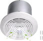 HTONG Innovation V2262-50 7 Inch Bathroom Exhaust Fan, 50 CFM Ceiling Exhaust by Unknown