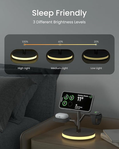 3 in 1 Charging Station for Apple Devices, Fast Charging Magsafe Charger Stand - Image 5