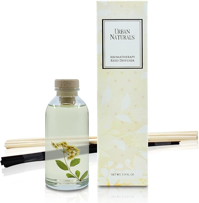 Urban Naturals Spring Blooms Scented Reed Diffuser Oil Set | Real Flowers in - Image 2