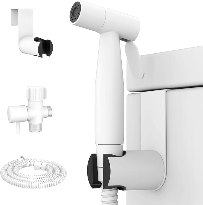 Arofa Matte White Bidet Sprayer by AROFA