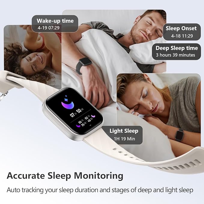 FITVII Health & Fitness Tracker, Smart Watch - Image 4