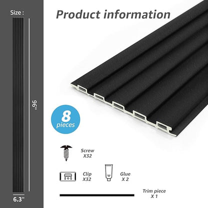 Art3d Slat Wall Panels, WPC Soundproof 3D Wall Paneling - Image 4