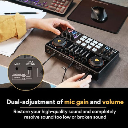 MAONO Audio Interface, MaonoCaster 10-Channel Podcast mixer - Image 3