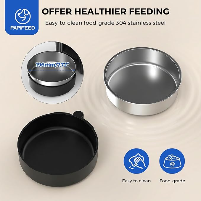 PAPIFEED Automatic Cat Feeder 3.5L/15 Cup ，WiFi Pet Feeder - Image 4