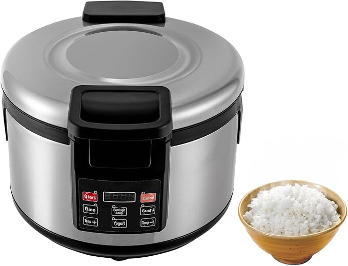 20qt/19L Commercial Rice Warmer, 110W Electric Adjustable Temperature Soup by Unknown