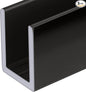 Brixwell SDCD38GM-CCP24-XCP5 Gun Metal 3/8" Fixed Panel Shower Door Deep by Brixwell