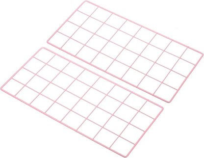 PATIKIL 16"x8" Wire Grid Panel, 2 Pack Board Photo Pictures Memo Display Grid by PATIKIL