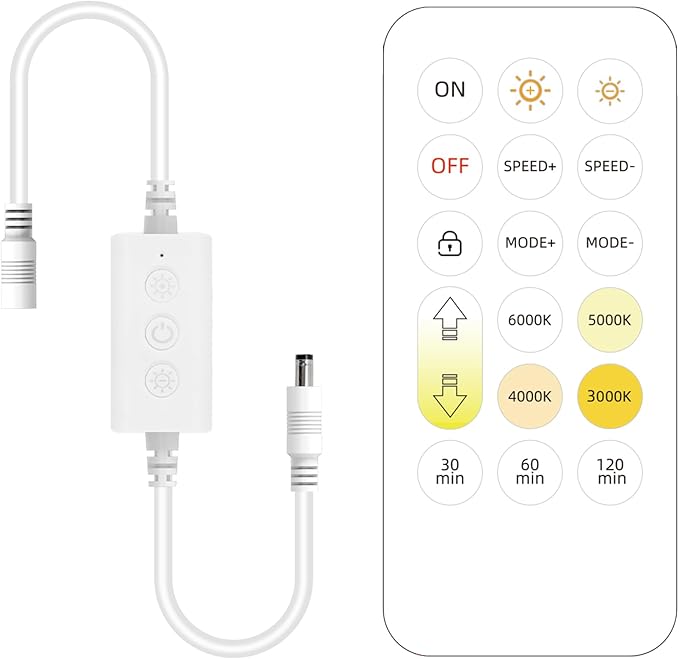 Pandery CCT LED Controller Kit, iOS/Andriod App Control 2.4G RF Wireless Remote by PanderyCOBLightUPYourLife