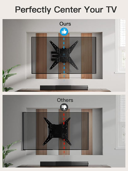 PERLESMITH Full Motion TV Wall Mount - Image 6