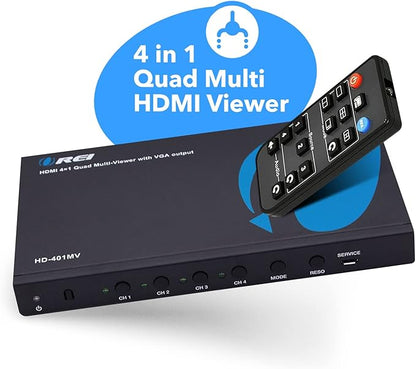 OREI HDMI Switcher 4 in 1 Out - Image 6