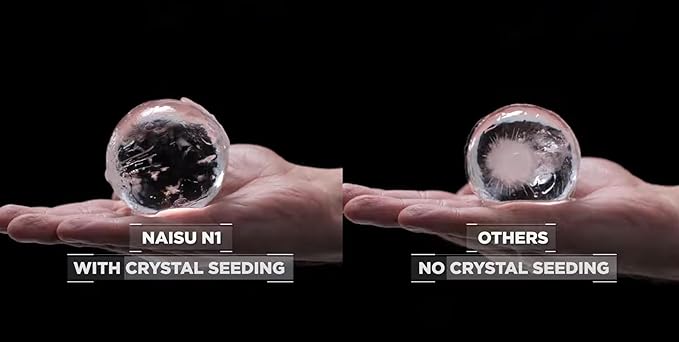 Large 2.56″ Clear Ice Ball Maker NAISU N1 Surgical grade 304 Stainless Steel - Image 3
