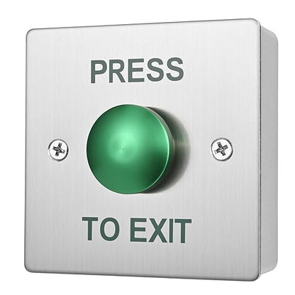 Push to Exit Button for Door Access Control Big Press Button Waterproof by YUANWIN