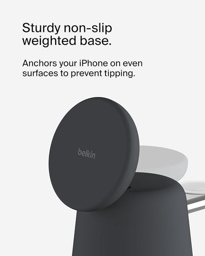 Belkin 2-in-1 MagSafe Wireless Charging Dock 15W Fast Charge iPhone Charger - Image 4