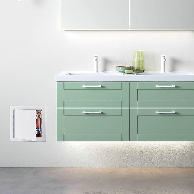 Suteck 18 x 18 Inch White Access Doors, Reinforced Hinged Access Panel - Image 7
