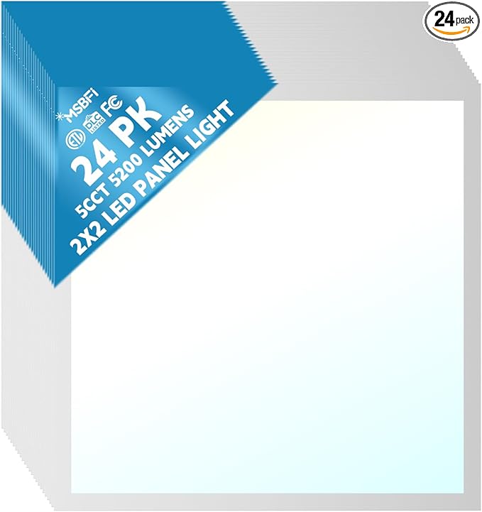 Msbfi 2x2 LED Flat Panel Light by Msbfi