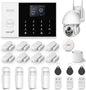 PGST Home Alarm System with T21W HD 5MP Security Camera, Wireless Home Security by PGST