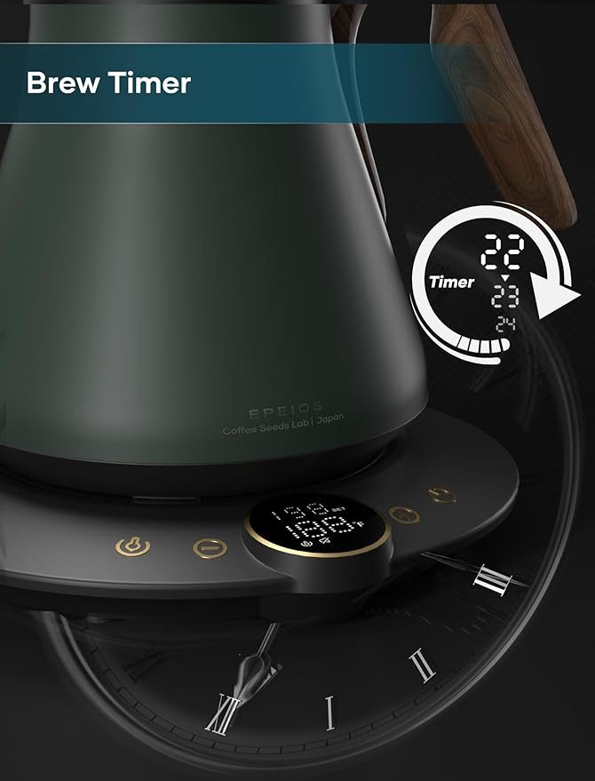 Gooseneck Electric Kettle with ±1℉ Temperature Control - Image 7