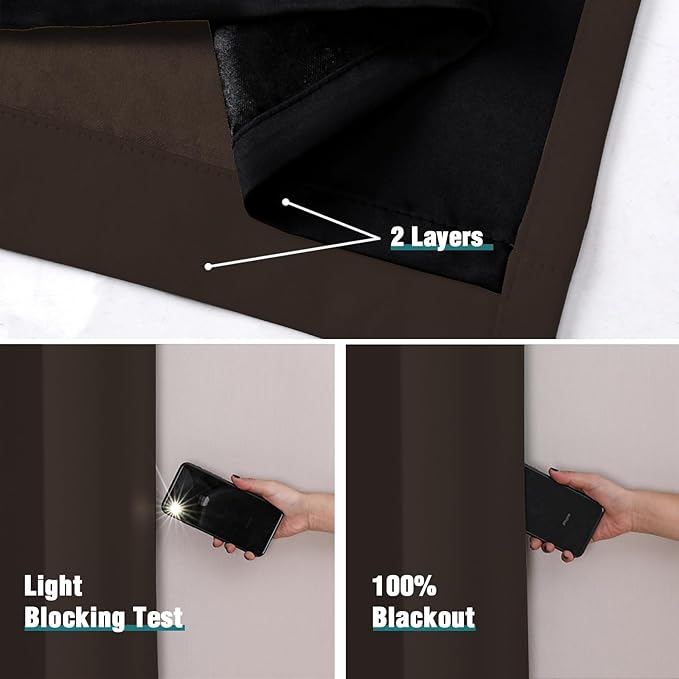 ChrisDowa 100% Blackout Curtains - Image 4