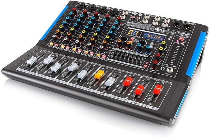 Pyle 6-Channel Bluetooth Studio Audio Mixer by PyleUSA